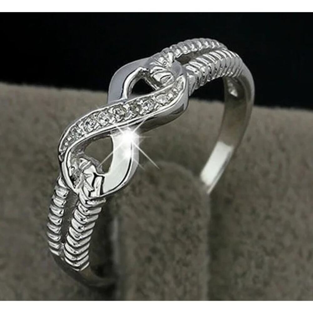 New Infinity 925 Sterling Silver  Ring